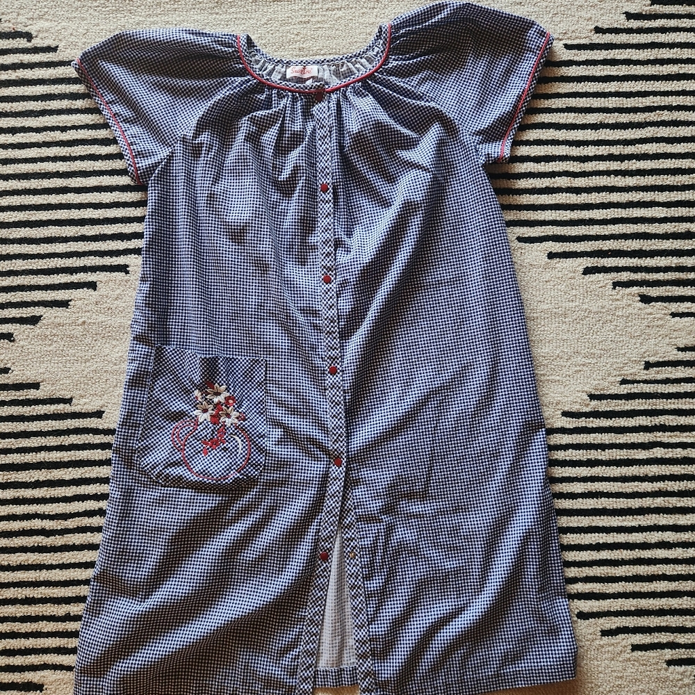 Vintage Gingham House Dress